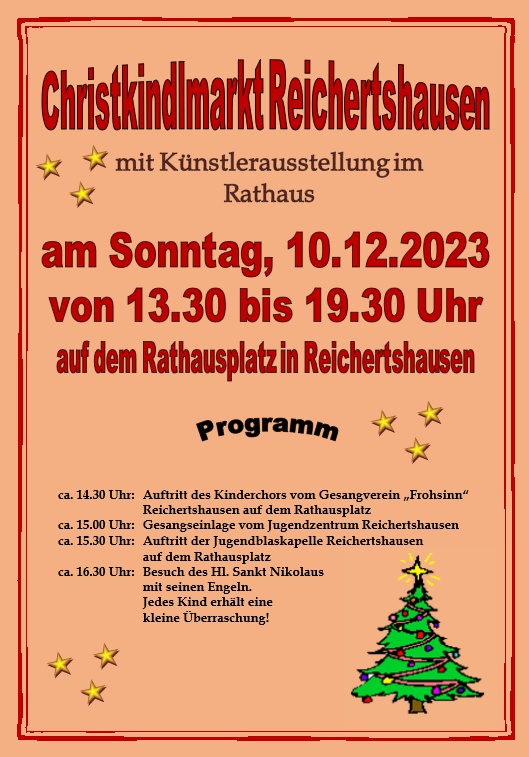 Christkindlmarkt Reichertshausen