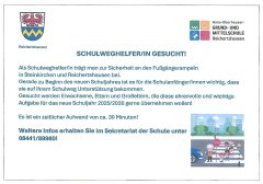 Schulweghelfer/in gesucht