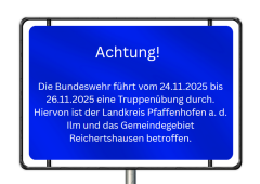 Bundeswehr führt Übung durch