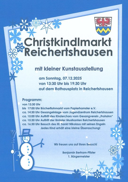 Christkindlmarkt Reichertshausen
